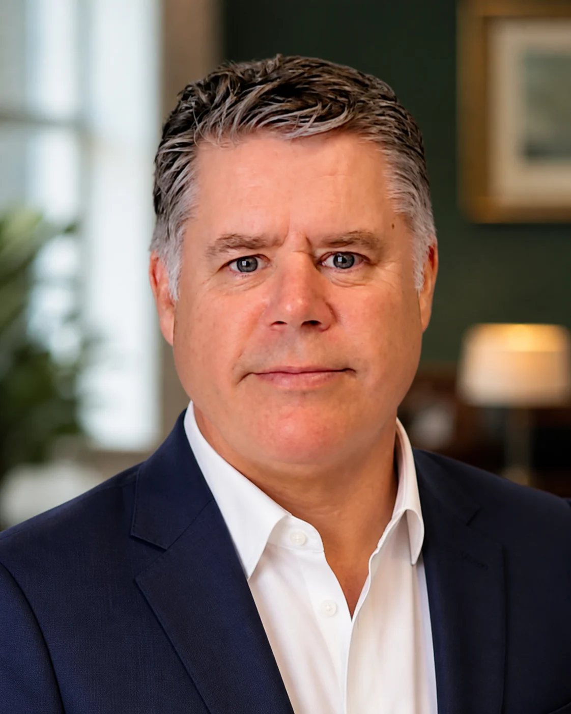 Professional portrait of Terry Martine, managing partner of Family Retirement Services